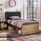 Cilek Black Bed (100X200 Cm Or 120X200 Cm) - Kids Haven